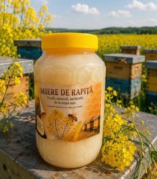 MIERE DE RAPITA INTEGRALA NATURALA RAW TAXE POSTALE GRATIS CU POSTA ROMANA DE LA 6KG