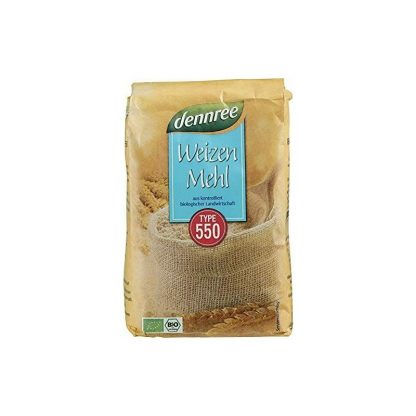 Faina alba de grau tip 550 bio 1 kg, Dennree