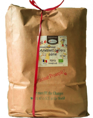 Făină integrală ecologică amestec pentru pâine BioFarmLand 5kg