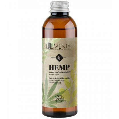 Ulei de canepa virgin, bio, 100ml, Ellemental