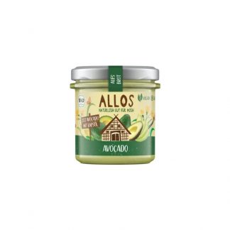 Pasta tartinabila cu avocado, fara gluten, bio, 140g, Allos