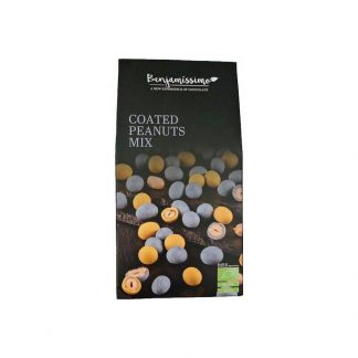 Arahide invelite in ciocolata cu turmeric si spirulina, bio, 60g, Benjamissimo