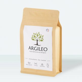 Argila alba bentonita pentru uz extern, 1KG, Argileo
