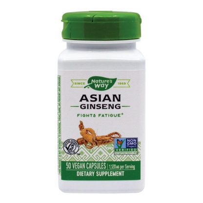 Asian Ginseng 560mg, Nature's Way, 50 capsule, Secom