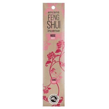 Betisoare parfumate Feng Shui, trandafir, element Pamant, Aromandise