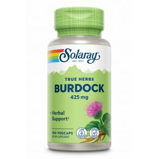 Burdock (Brusture) 425mg, Solaray, 100 capsule, Secom