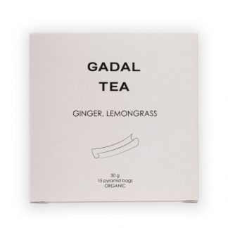 Ceai ghimbir si lemongrass, bio, 15 piramide, Gadal Tea