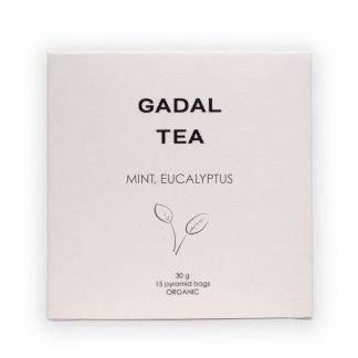 Ceai menta si eucalipt, bio, 15 piramide, Gadal Tea