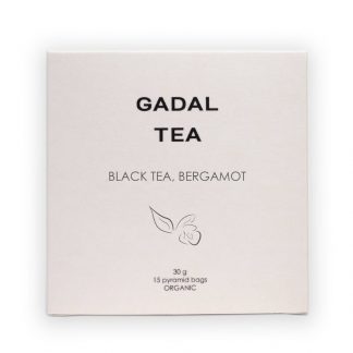 Ceai negru cu bergamota, bio, 15 piramide, Gadal Tea