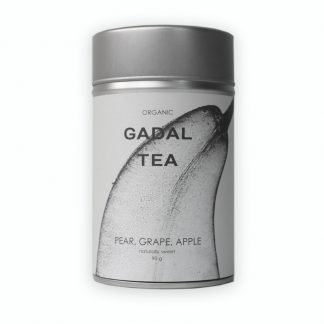 Ceai pere, mere, struguri, bio, 90gr, cutie metalica, Gadal Tea