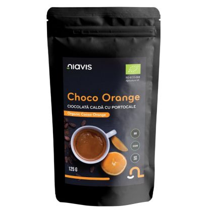 Ciocolata calda cu portocale, bio, 125g, Niavis