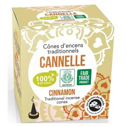Conuri parfumate naturale - scortisoara, indiene, 12 buc., Aromandise