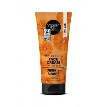 Crema matifianta pentru ten gras Pumpkin & Honey, 50ml, Organic Shop