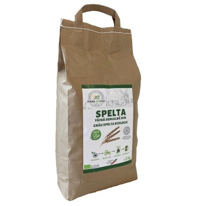 Faina semialba din grau spelta, bio, 5kg, Ferma BioZoli