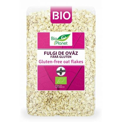 Fulgi de ovaz fara gluten, bio, 1kg, Bio Planet