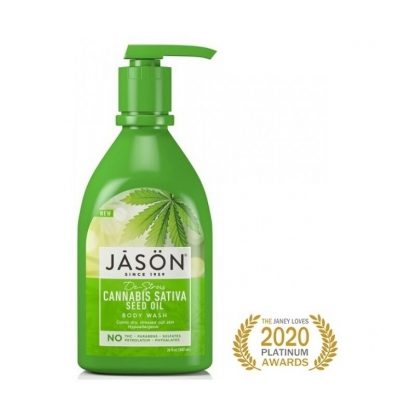 Gel de dus hipoalergenic, relaxant cu ulei din seminte de Cannabis, 887 ml - Jason