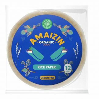 Foi de orez, fara gluten, bio, 12bucati, 110g, Amaizin Organic