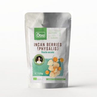Incan Berries (Physalis) fructe uscate bio, 125g, Obio