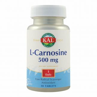 L-Carnosine 500mg, KAL, 30 tablete, Secom