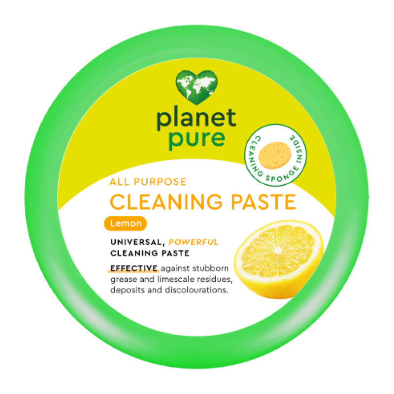 Pasta bio de curatat universala - lamaie - 300g Planet Pure