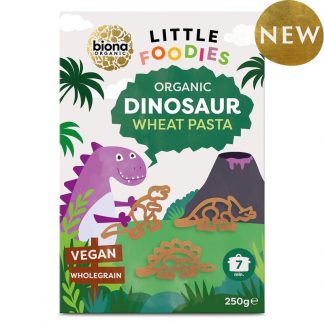 Paste dinozauri de grau integrale pentru copii, bio, 250g, Biona
