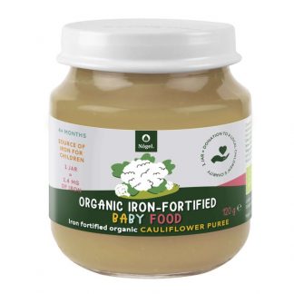 Piure de Conopida Bio cu Adaos de Fier Organic, 4+ Luni, 120 g, Nôgel