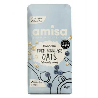 Porridge din ovaz fara gluten, bio, 1kg, Amisa
