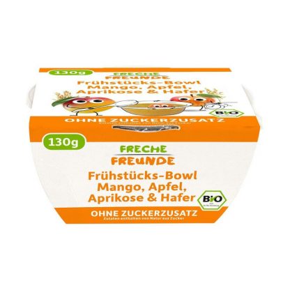 Porridge de ovaz cu mango, mar si caise, bio, 130g, Erdbar