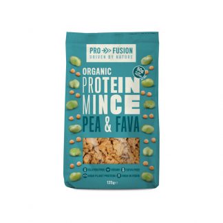Proteina vegetala texturata din mazare si fava bucati mici, bio, 125g Profusion