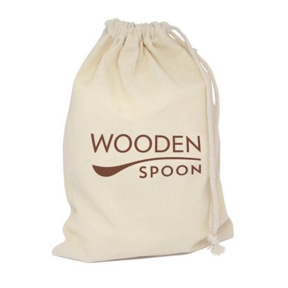 Sac din bumbac pentru rufe, 45x40cm, Wooden Spoon