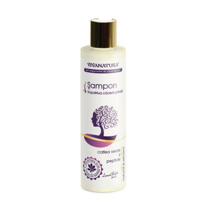 Sampon impotriva caderii parului cu cafea verde si peptide, 250 ml, Leonard Radutz Formula, VivaNatura