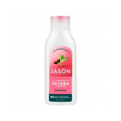 Sampon pt par puternic si sanatos cu jojoba si ulei de ricin, 473ml, Jason