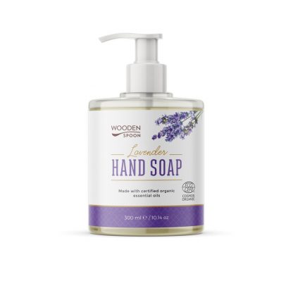 Sapun lichid pentru maini cu lavanda, bio, 300ml, Wooden Spoon