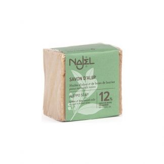 Sapun traditional de Alep cu 12% ulei de dafin, 180g, NAJEL