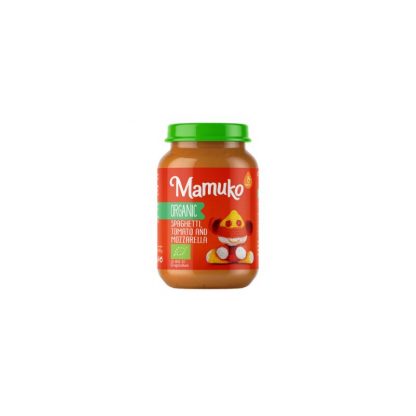 Spaghetti cu rosii si mozzarella, bio, 190g, Mamuko