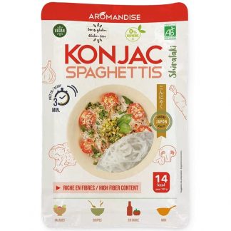 Spaghetti konjac bio 180g, Aromandise