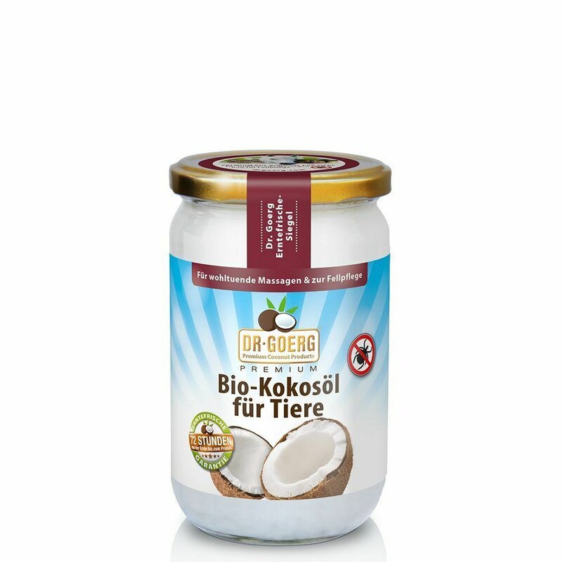 Ulei de cocos pentru animale, bio, 200ml, Dr. Goerg