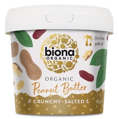 Crema de arahide crunchy bio 1kg Biona