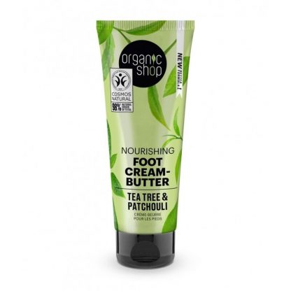 Unt pentru picioare obosite cu tea tree si patchouli, 75ml, Organic Shop