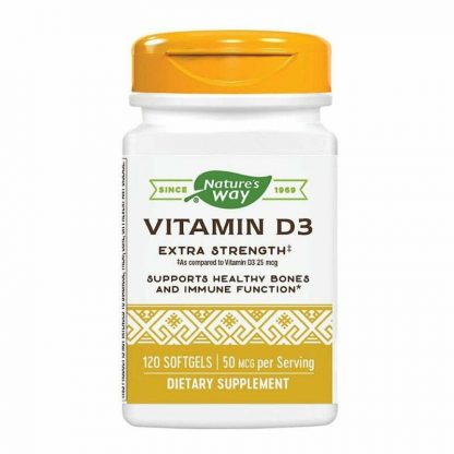 Vitamin D3 2000UI, Nature's Way, 120 capsule, Secom
